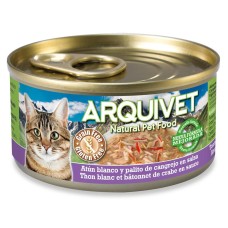 Arquivet Puszka dla kota o smaku białego tuńczyka i paluszków krabowych 80 g