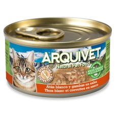 Arquivet Puszka dla kota o smaku tuńczyka i krewetek 80 g